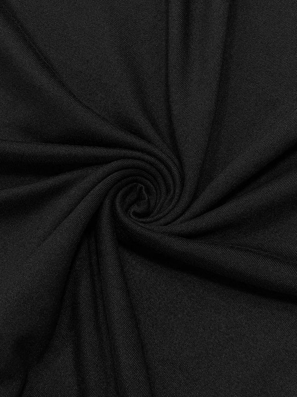 5 Women's Solid Long Sleeve Bodycon Dress, Chic Basic Minimalist Causual Fashion Scoop Neck Long Dress, Womenswear